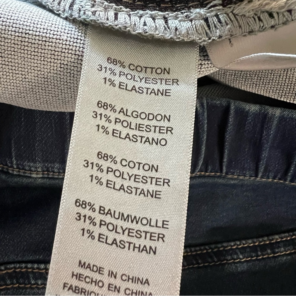 Avenue pull on legging jeans Elastic waistband Size 16A Jegging Comfort Stretchy - Picture 6 of 7